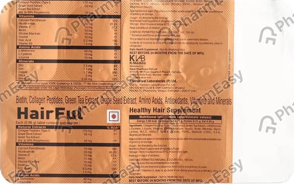 Hairful Strip Of 10 Tablets