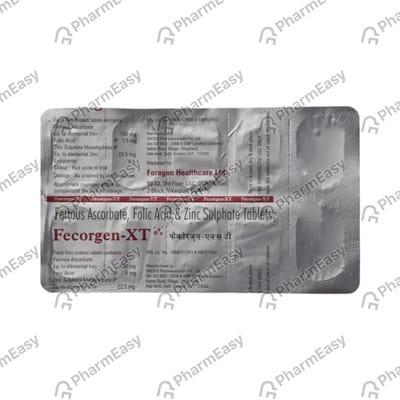 Fecorgen Xt Strip Of 10 Tablets