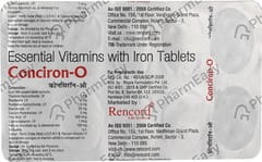 CONCIRON O STRIP OF 10 TABLETS