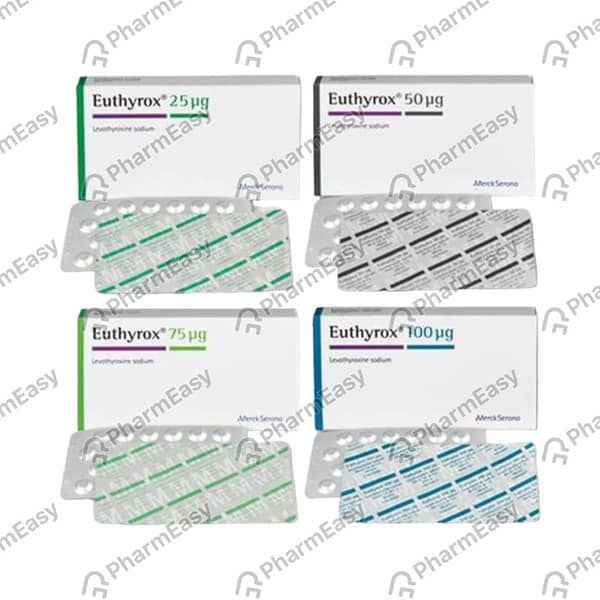 Euthyrox 25mcg Strip Of 10 Tablets