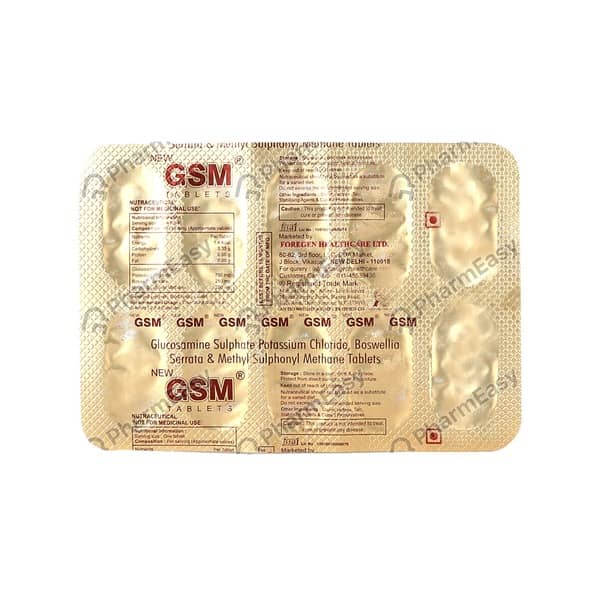 Gsm Strip Of 10 Tablets
