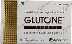 Glutone Strip Of 10 Tablets