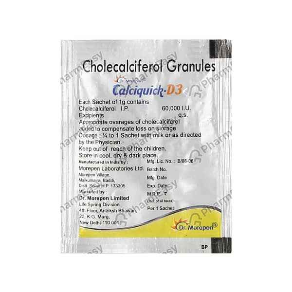 Calciquick D3 Sachet 1gm