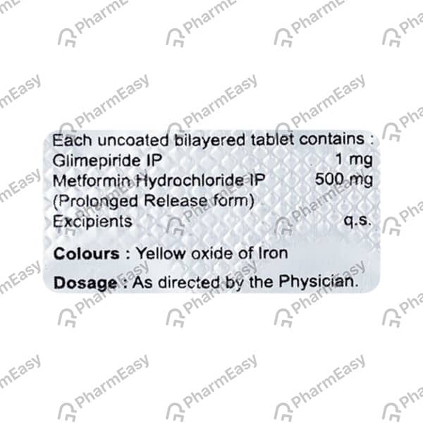 Glimidib M 1mg Sr Strip Of 10 Tablets