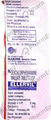 Ellervil 2mg Strip Of 10 Tablets