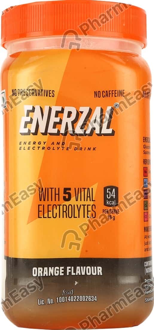 Enerzal Orange Flavour Powder 500gm Uses, Side Effects, Price & Dosage