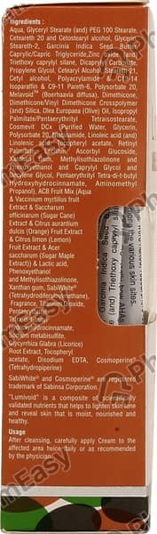 Lumivoid Depigmenting Tube Of 15Gm Cream
