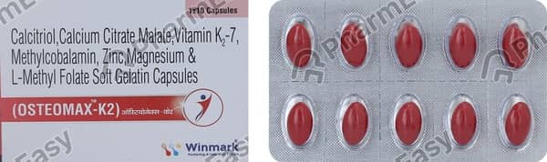 Osteomax K2 Strip Of 10 Capsules