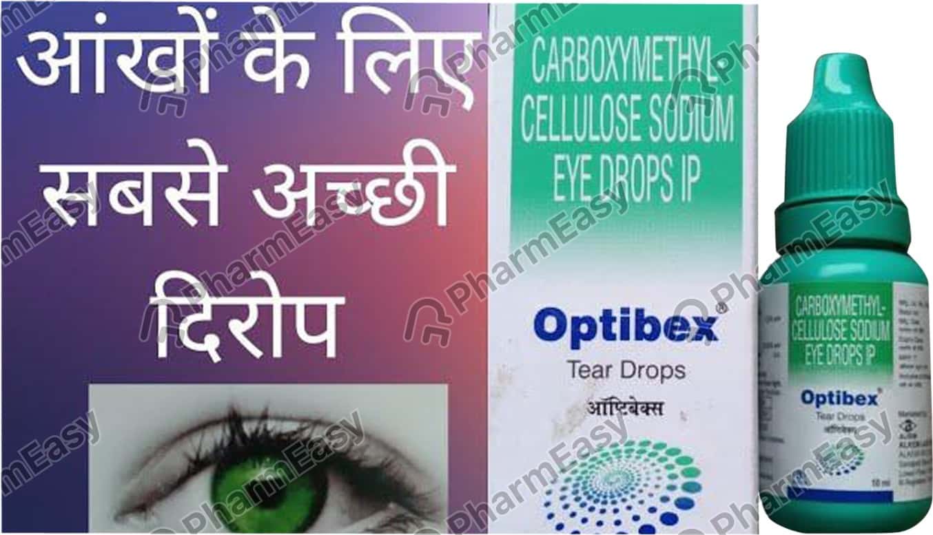 Buy Optibex Tear Bottle Of 10ml Eye Drops Online at Flat 15 OFF PharmEasy