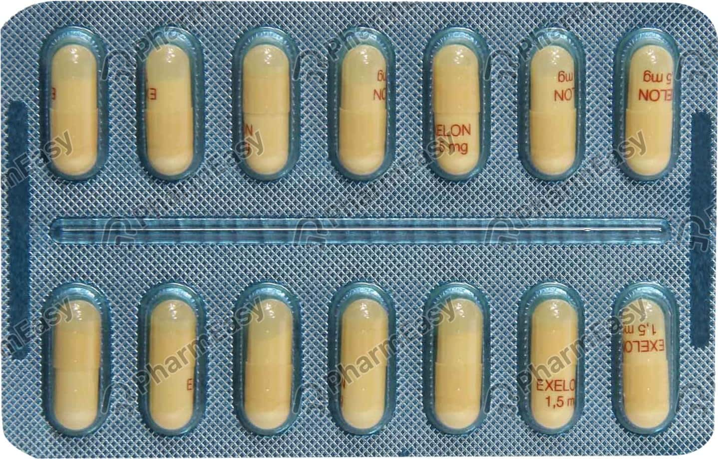 Exelon 1.5mg Strip Of 14 Capsules