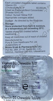Nyle 60k Strip Of 4 Tablets