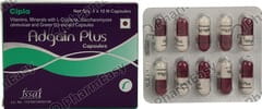 ADGAIN PLUS STRIP OF 10 CAPSULES