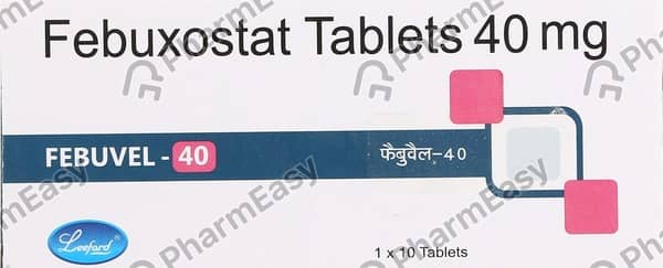 Febuvel 40mg Strip Of 10 Tablets