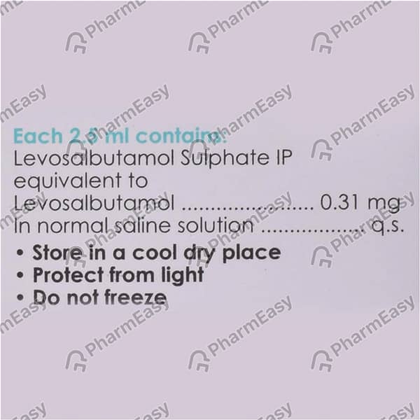 Levolin 0.31Mg 2.5Ml Packet Of 10 Respules