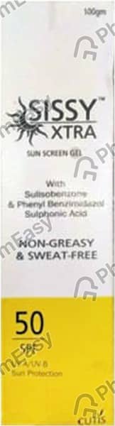 Sissy Xtra Spf50 Sunscreen Gel 100Gm