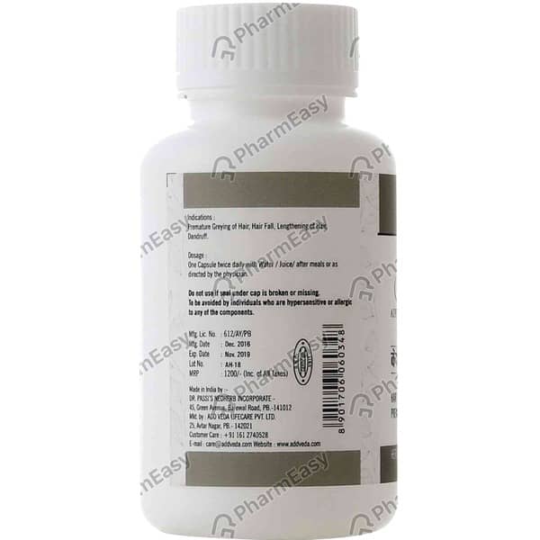 Add Hair - For Hairfall Pre Mature Greying 60 Capsules