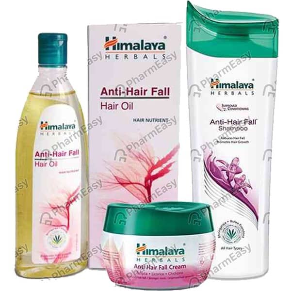 Himalaya Anti Hair Fall Value Pack (Shampoo Cream Hair Oil)