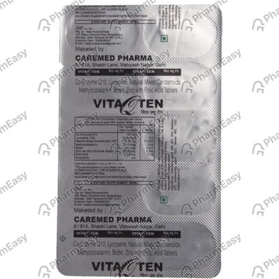 Vitaqten Plus Strip Of 10 Tablets