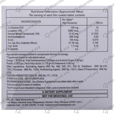 Vitaqten Plus Strip Of 10 Tablets