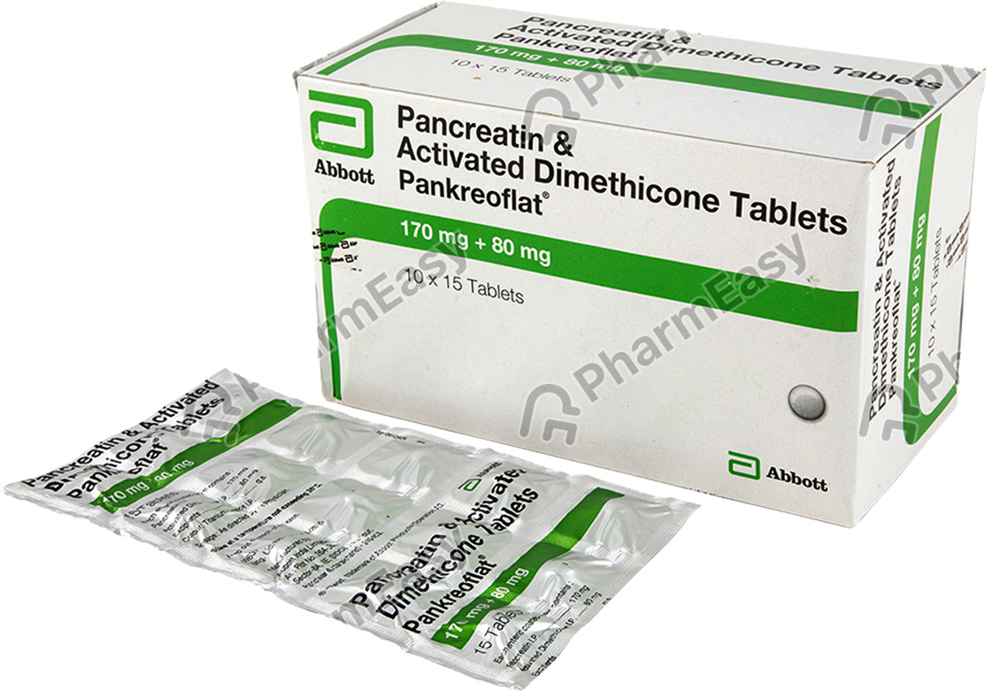 Pankreoflat Strip Of 15 Tablets