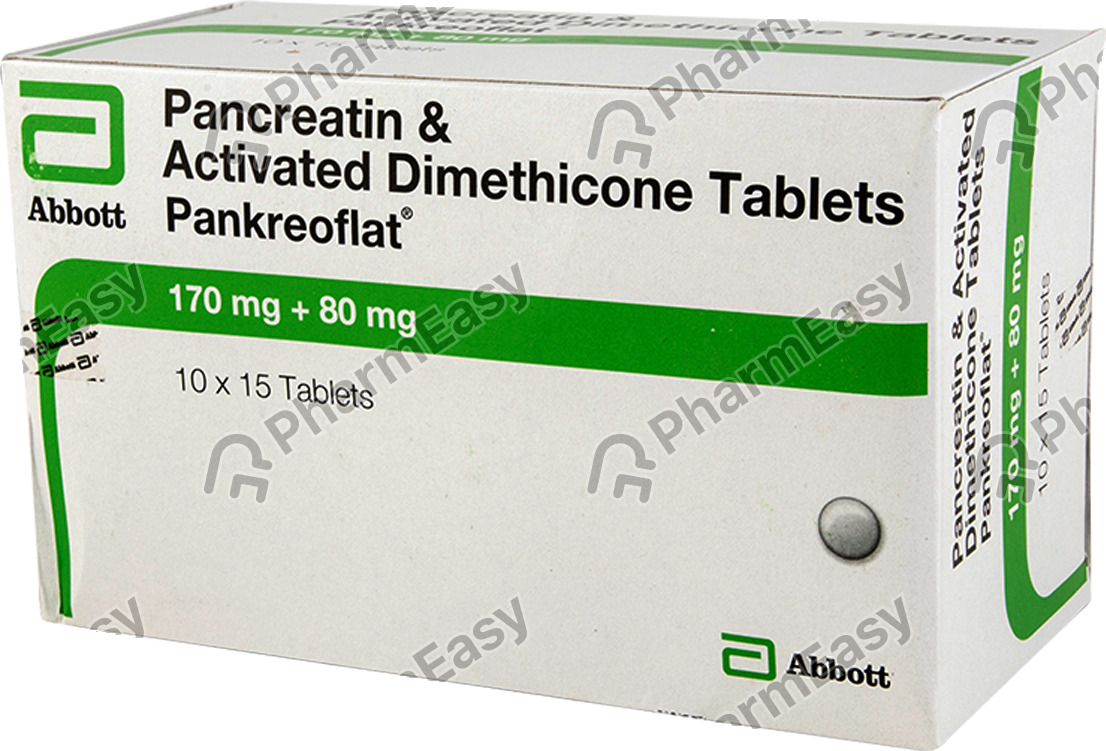 Pankreoflat Strip Of 15 Tablets