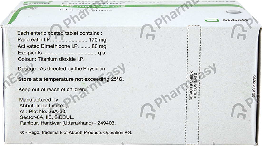 Pankreoflat Strip Of 15 Tablets