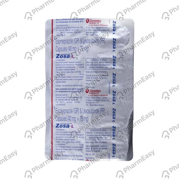 Zosa L Strip Of 10 Capsules