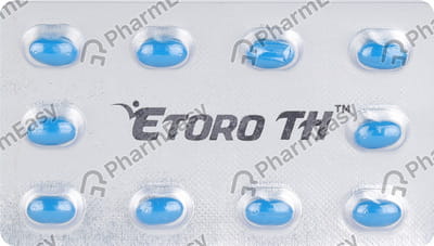 Etoro Th 60/4mg Strip Of 10 Capsules