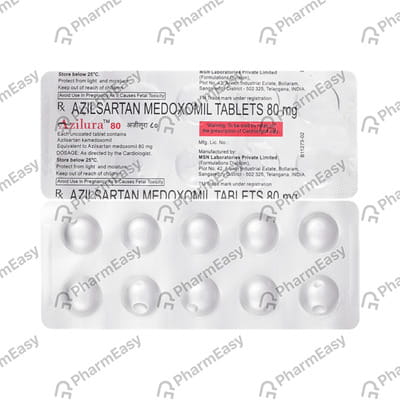 Azilura 80mg Strip Of 10 Tablets