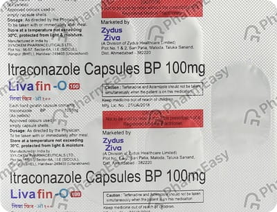 Livafin O 100mg Strip Of 7 Capsules