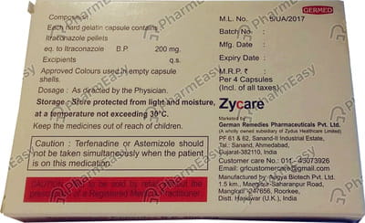 Itradus 200mg Strip Of 4 Capsules