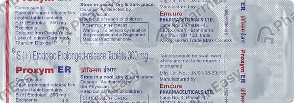 Proxym Er 300mg Strip Of 10 Tablets