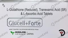 GLUCELL PLUS FORTE STRIP OF 10 TABLETS