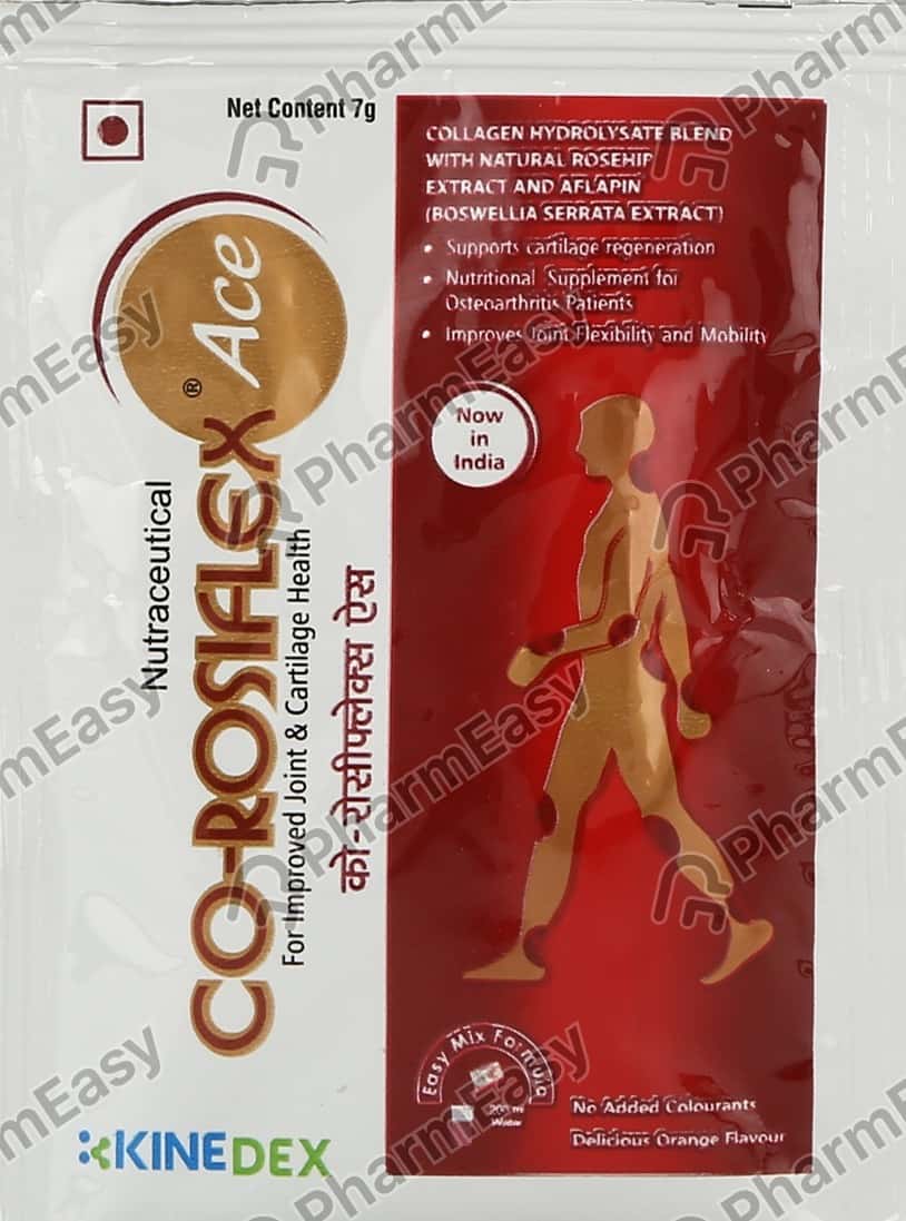 Co Rosiflex Ace Delicious Orange Flavour Sachet Of 7gm Powder