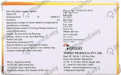Argical D3 Strip Of 4 Capsules