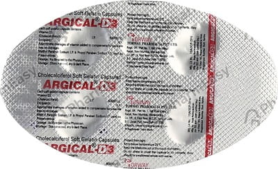 Argical D3 Strip Of 4 Capsules