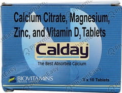 CALDAY STRIP OF 10 TABLETS