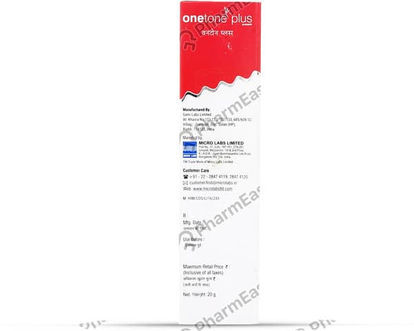 Onetone Plus Cream 20Gm