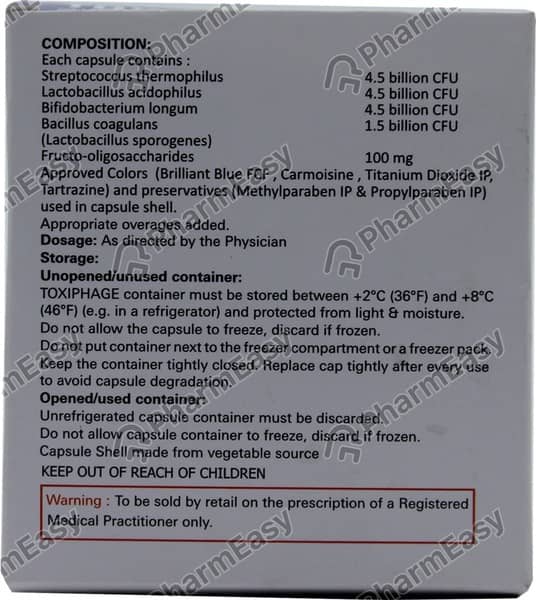 Toxiphage Bottle Of 20 Capsules