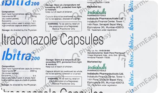 Ibitra 200mg Strip Of 10 Capsules