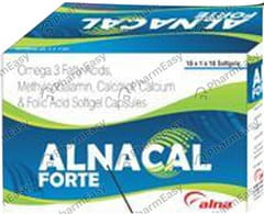 ALNACAL FORTE STRIP OF 10 CAPSULES