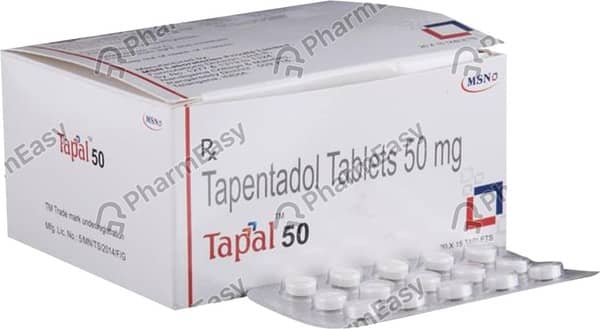 Tapal 50mg Strip Of 15 Tablets