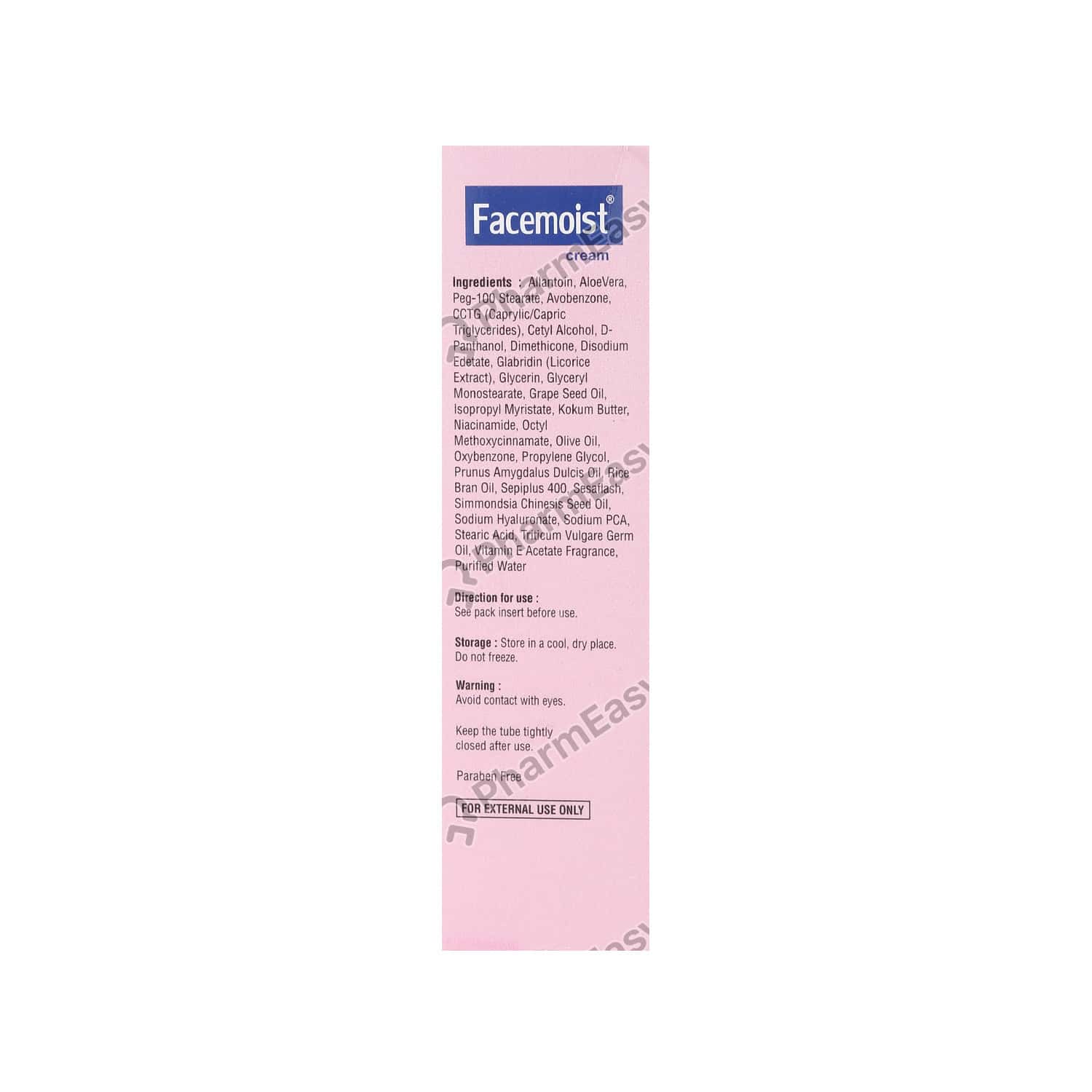Buy FACEMOIST SPF15 CREAM 50GM Online & Get Upto 60 OFF at PharmEasy