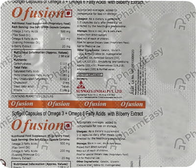 Ofusion Strip Of 10 Capsules