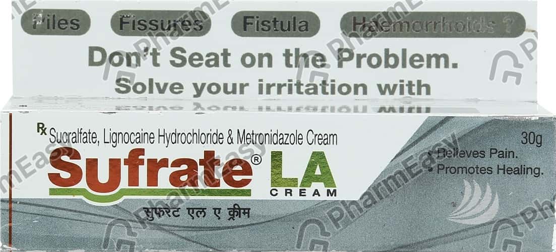 Sufrate La Tube Of 30gm Cream Uses, Side Effects, Price & Dosage