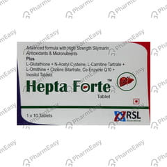 HEPTA FORTE STRIP OF 10 TABLETS
