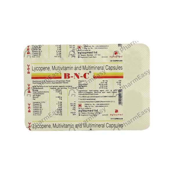 Bnc Strip Of 10 Capsules