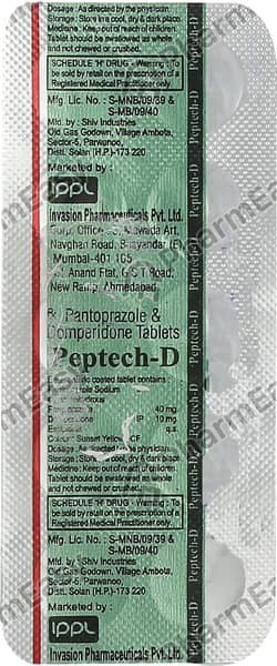 Peptech D Strip Of 10 Tablets