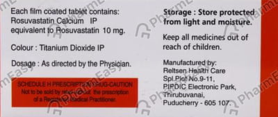Rosbest 10mg Strip Of 10 Tablets