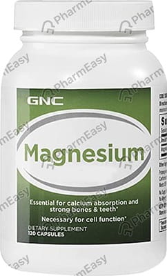 Gnc Magnesium 500mg Capsules 120's